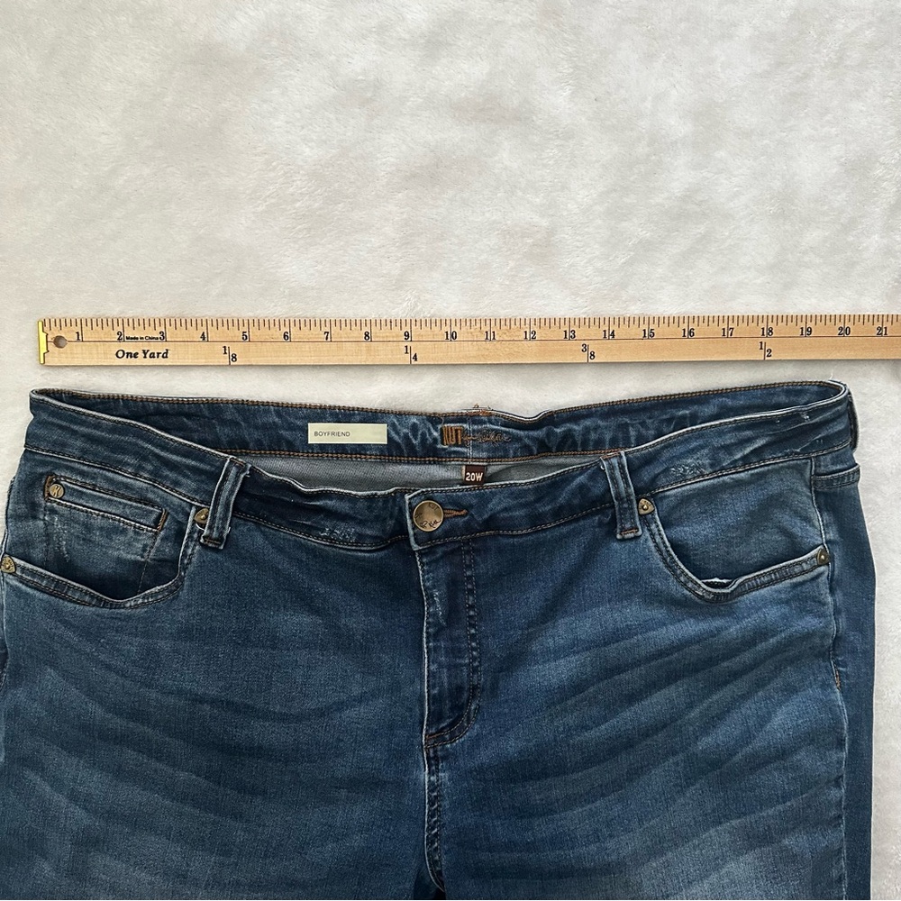 Kut from the Kloth Boyfriend Jeans Size 20W Medium Wash Faded - Picture 4 of 16